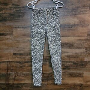 American Eagle Jeans 00 R Jegging Next Level Stretch Hi Rise Animal Print